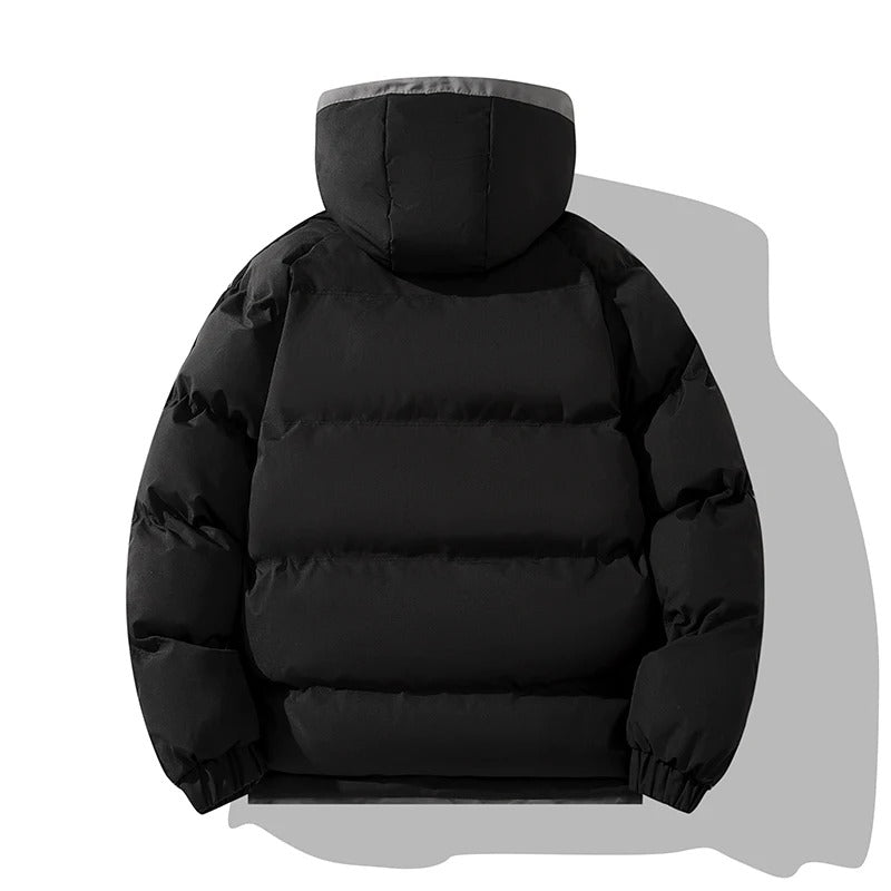 Elegante chaqueta de invierno con capucha