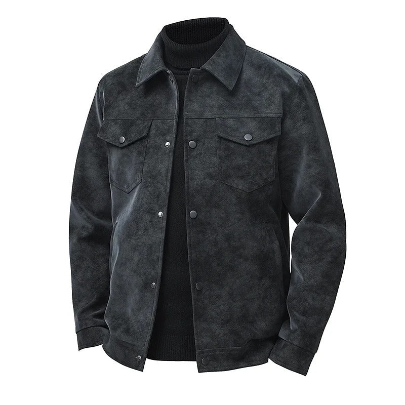Chaqueta de ante premium