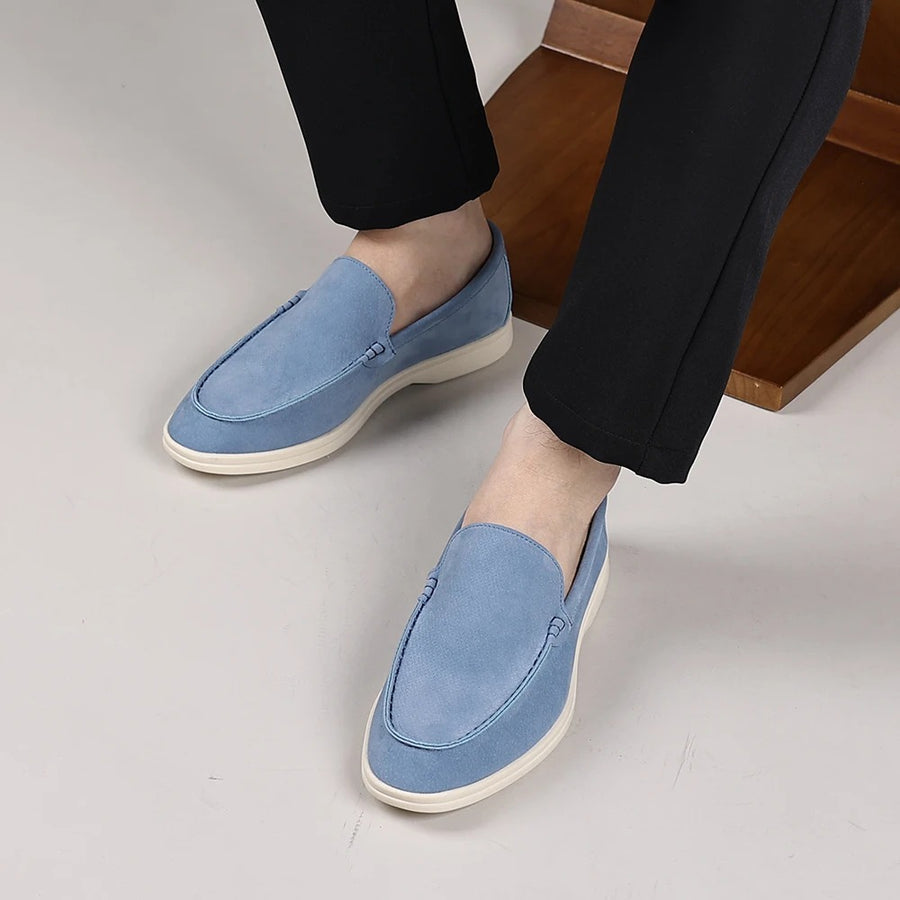 Mocasines clásicos de ante