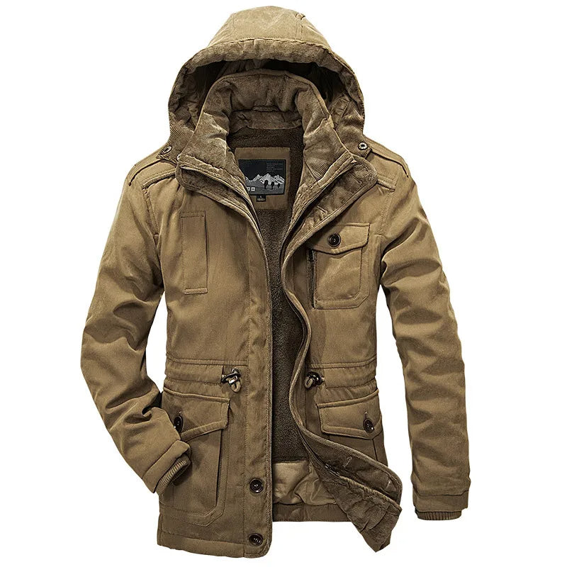 Elegante chaqueta de invierno