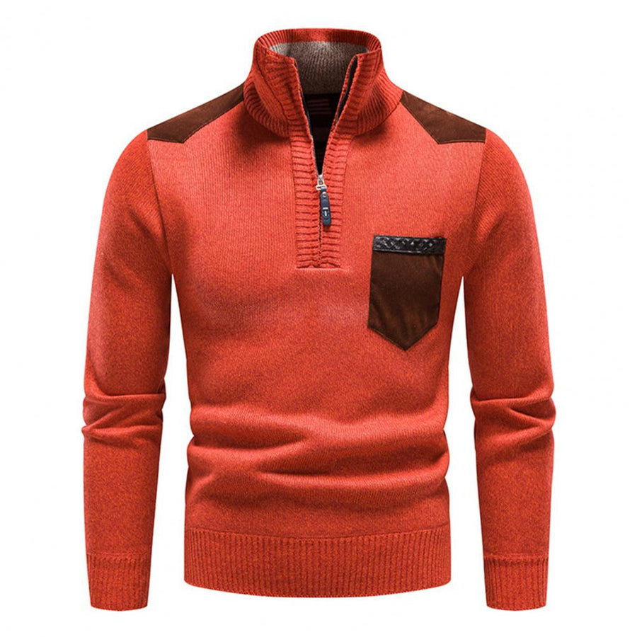 Jersey de lana con cremallera