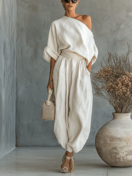 Mila™ | Conjunto de 2 Piezas con Hombros al Descubierto