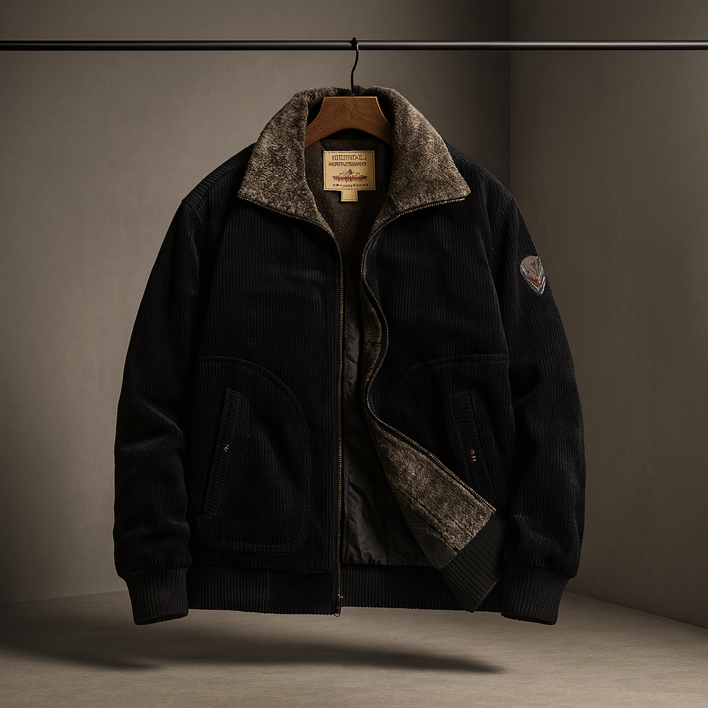 Elegante chaqueta aviador
