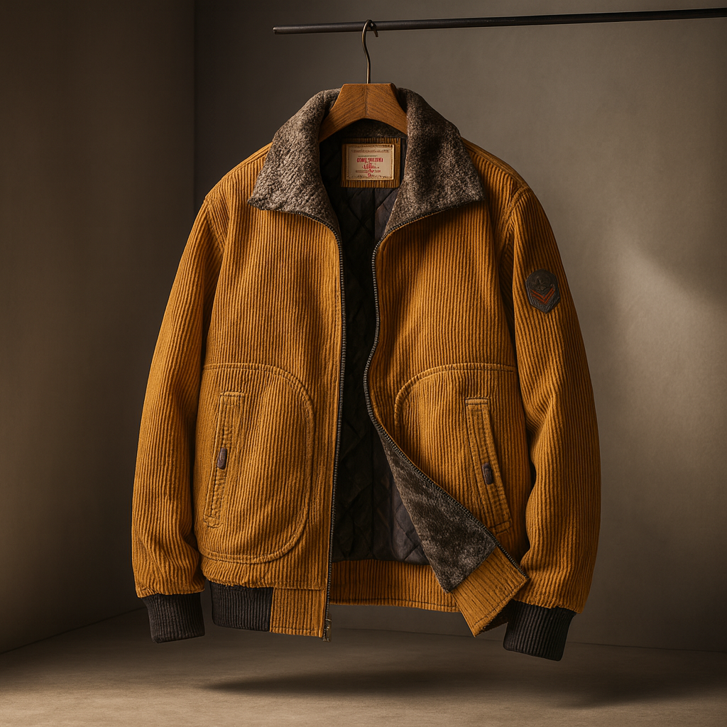 Elegante chaqueta aviador