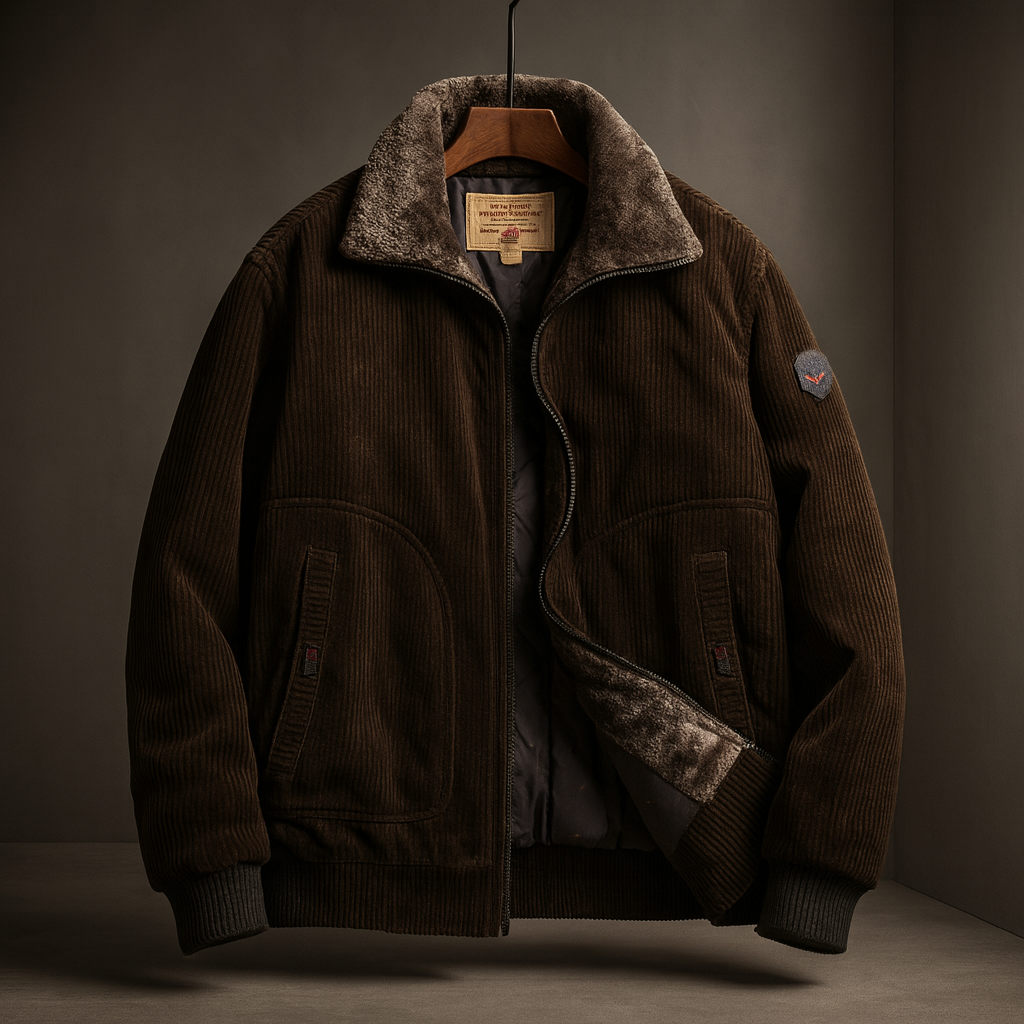 Elegante chaqueta aviador