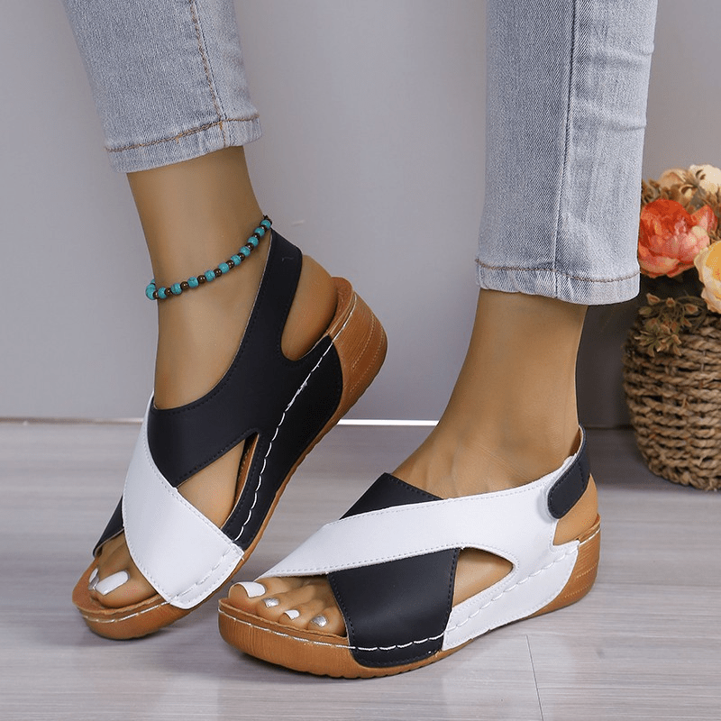 Sandalias con cuña