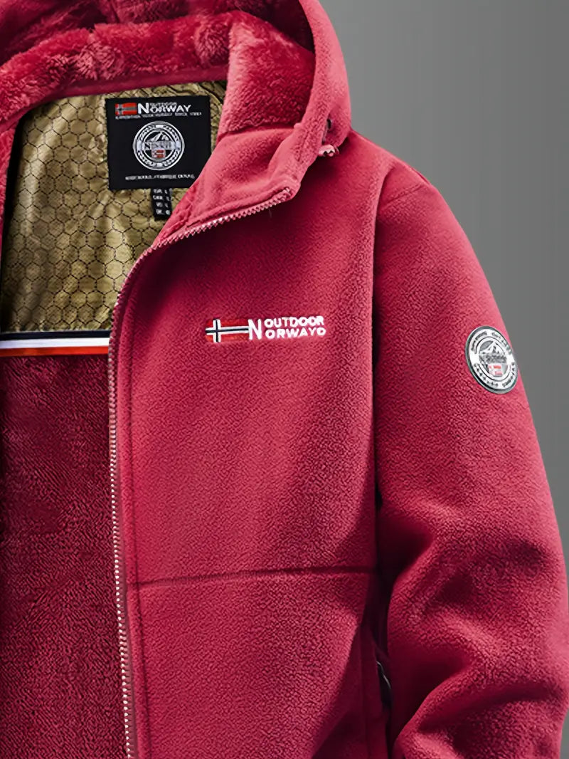 Elegante chaqueta térmica de forro polar