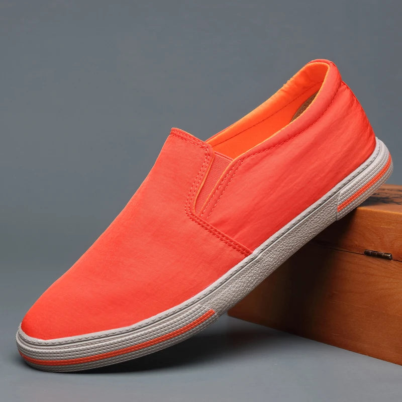 Zapatos sin cordones de lona para el día a día