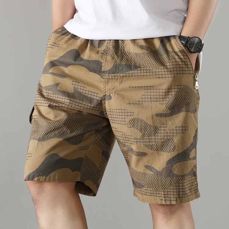 Pantalones cortos informales de camuflaje
