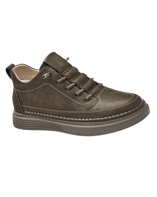 Zapatos Oxford elegantes de cuero alto