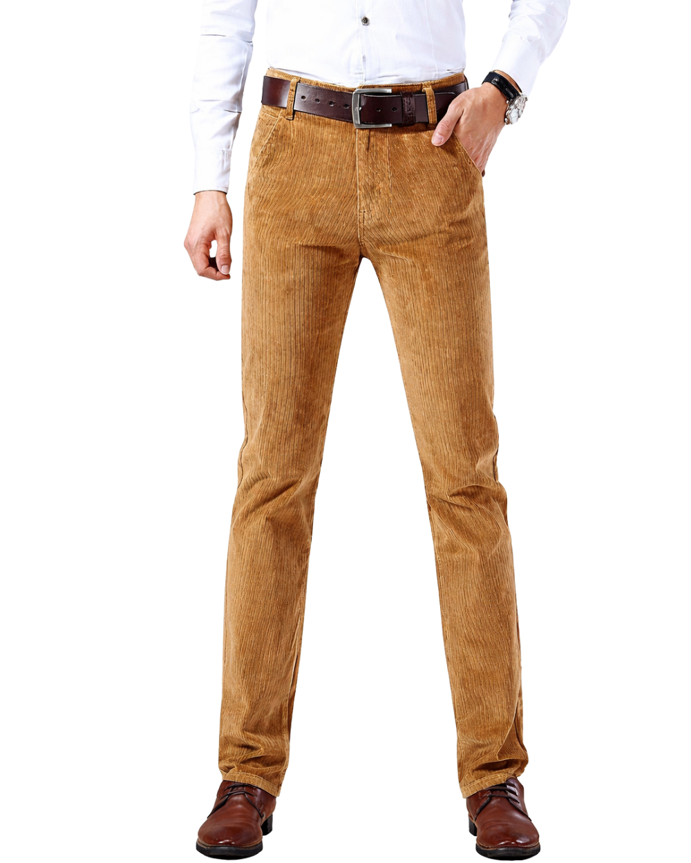 Elegantes pantalones de pana