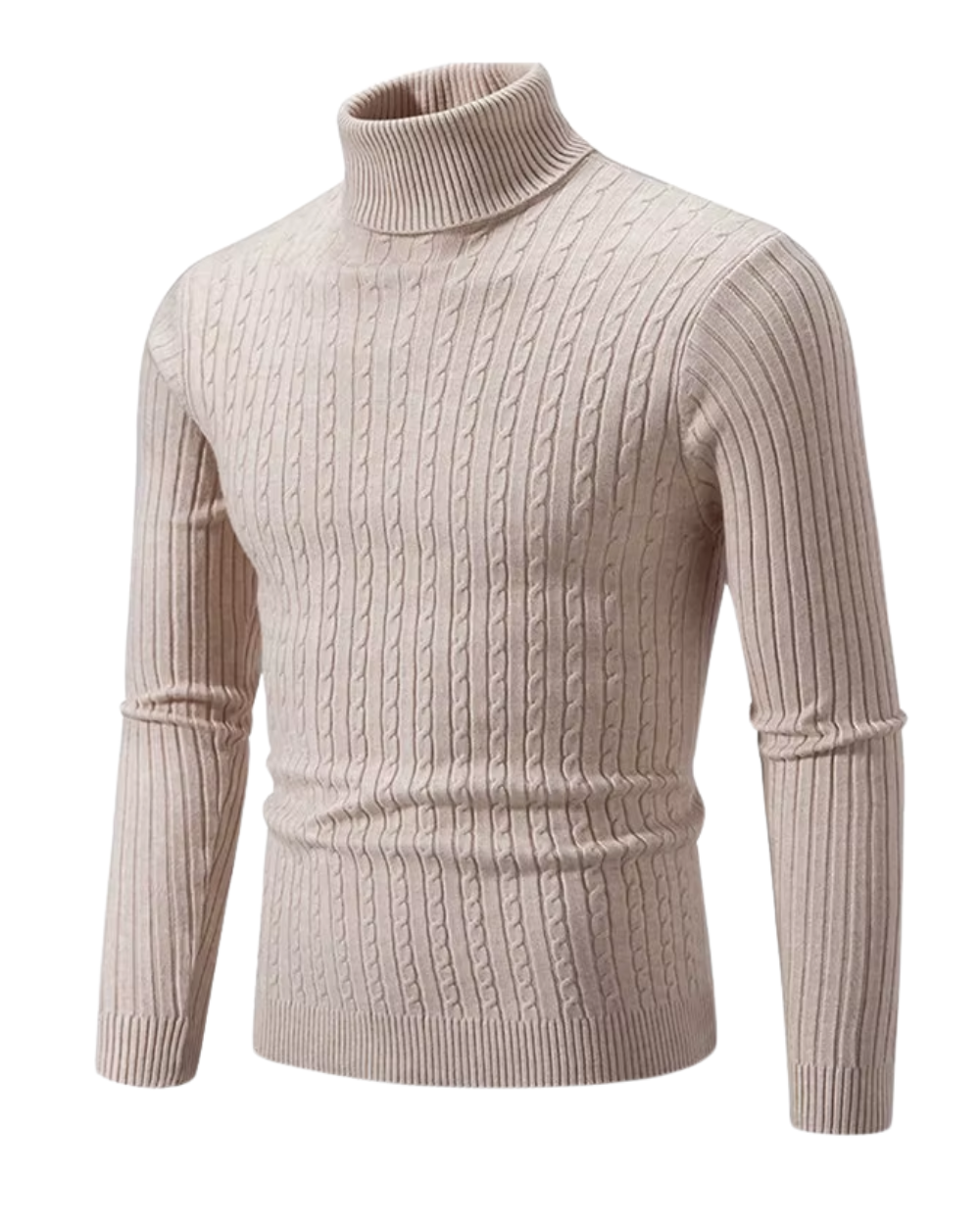 Jersey de cuello alto para hombre de primera calidad