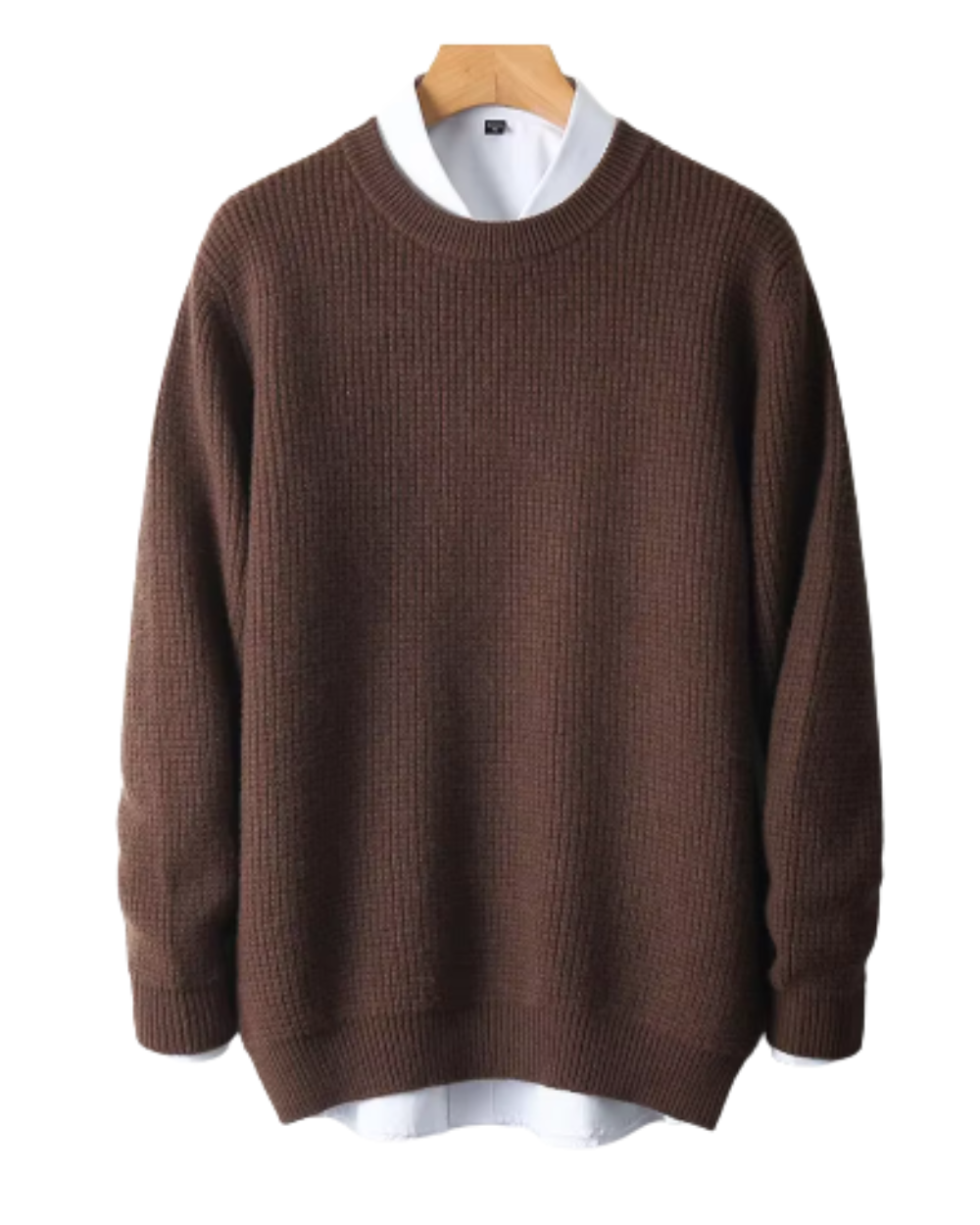 Elegante jersey de punto de cachemira
