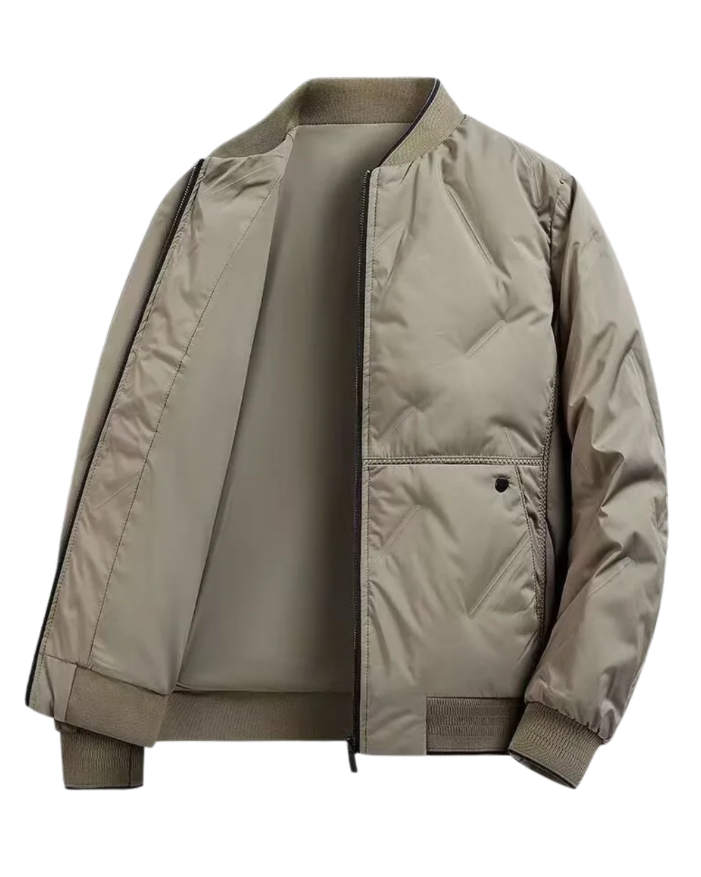 Elegante chaqueta de béisbol para hombre