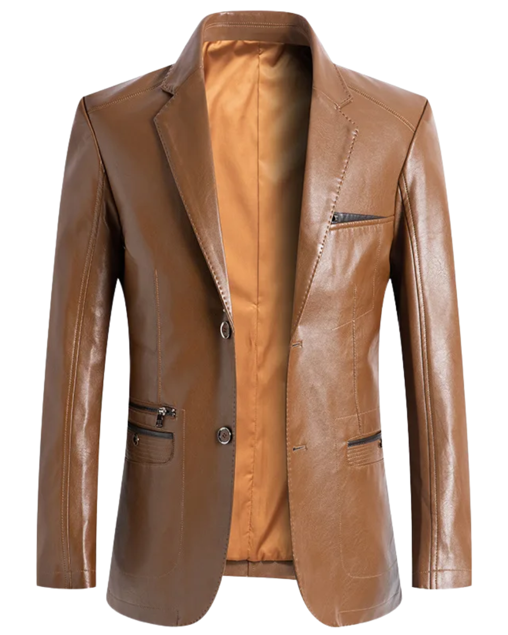 Chaqueta de cuero chic