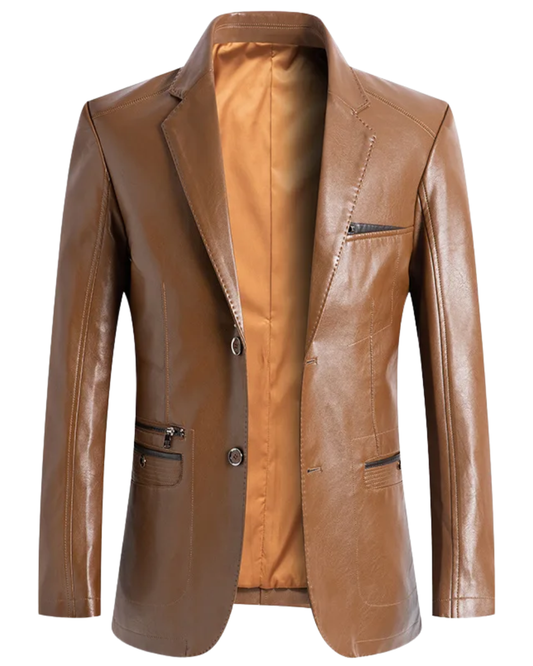 Chaqueta de cuero chic