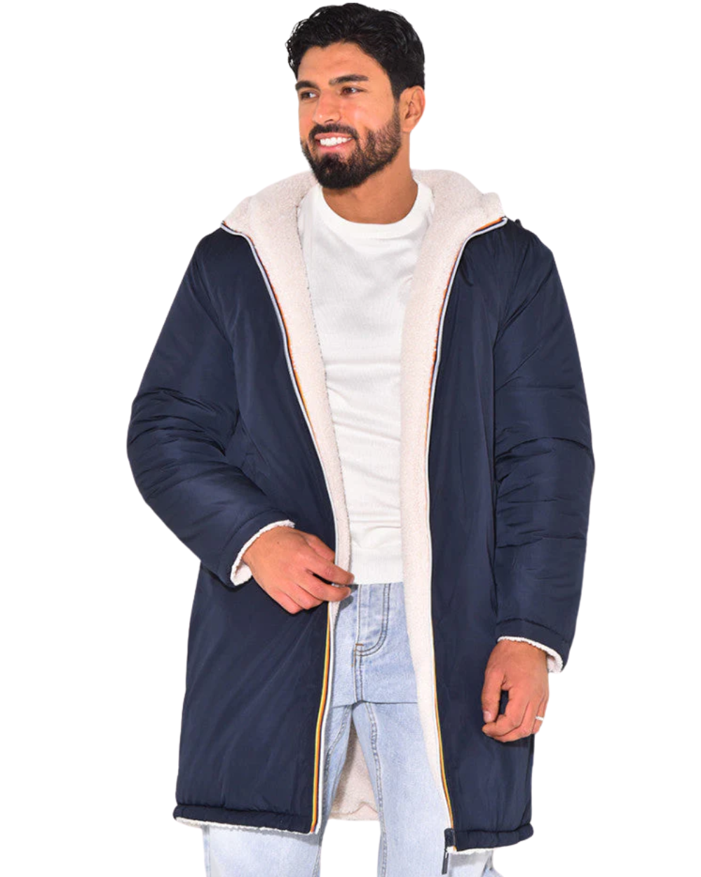 Elegante chaqueta polar de invierno