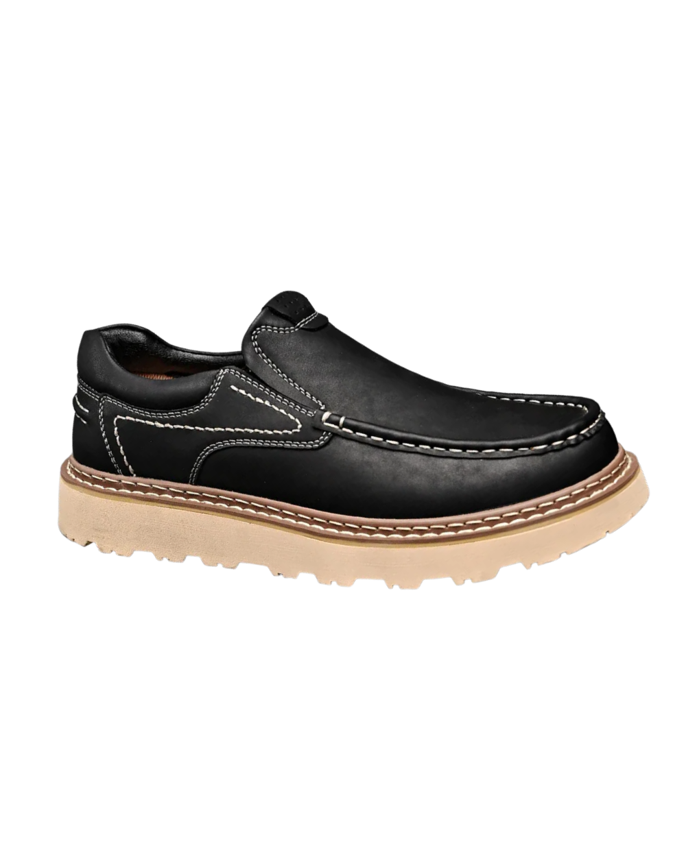 Elegantes zapatos de piel sin cordones