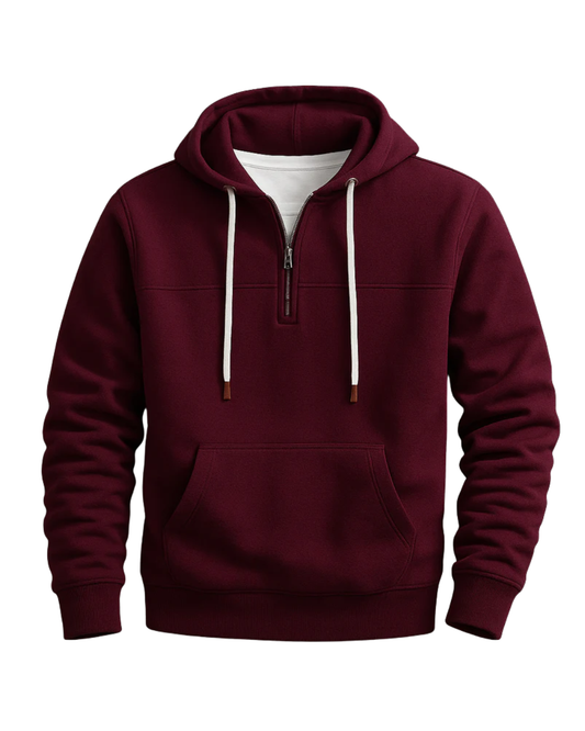 Elegante sudadera con cremallera