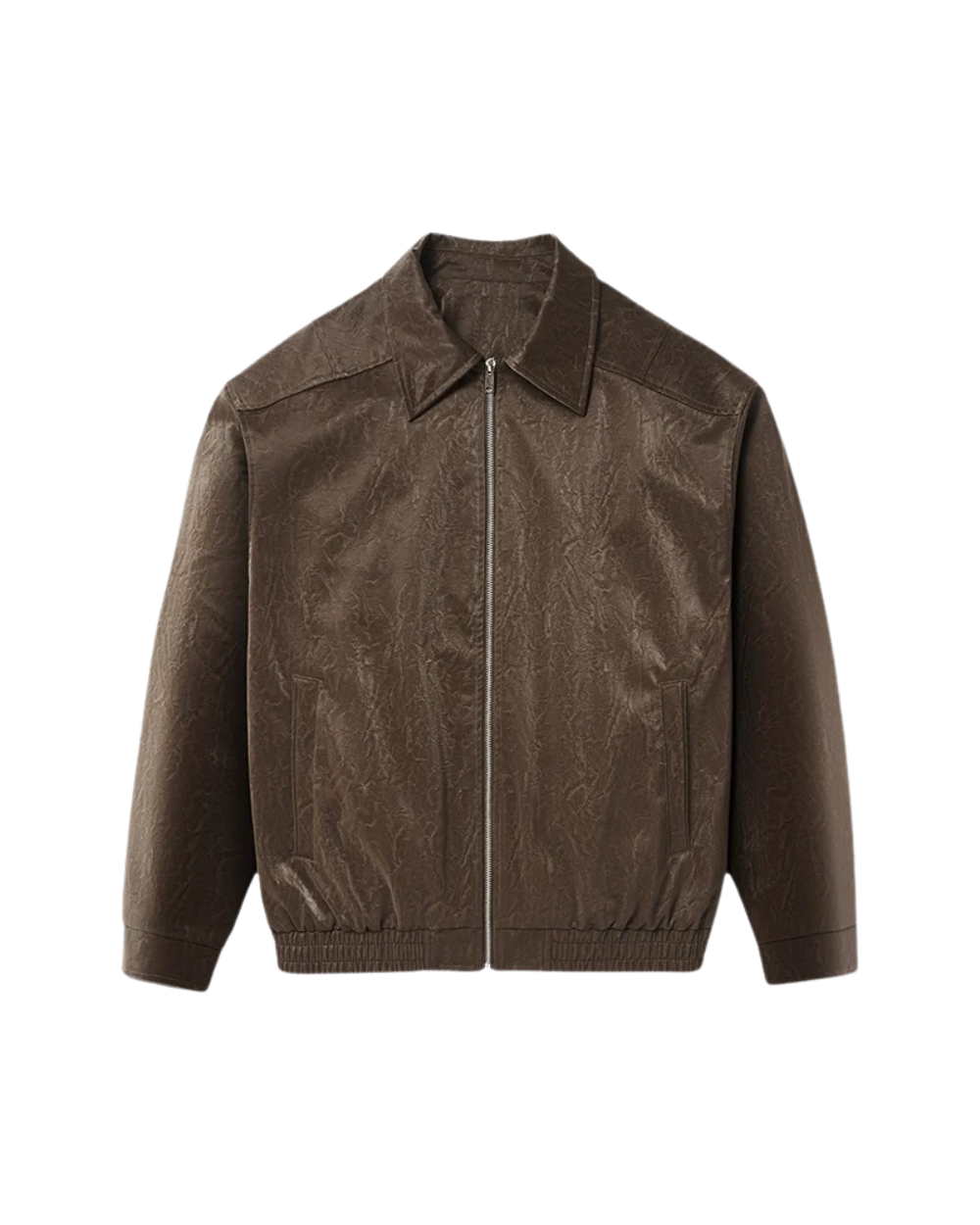 Elegante chaqueta con cremallera