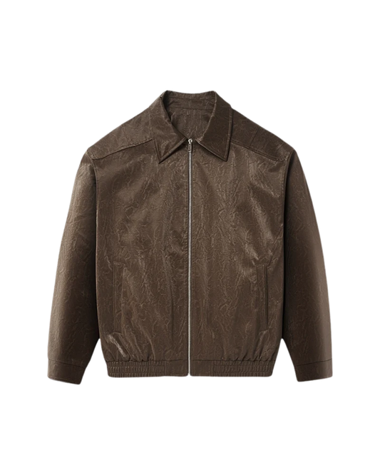 Elegante chaqueta con cremallera