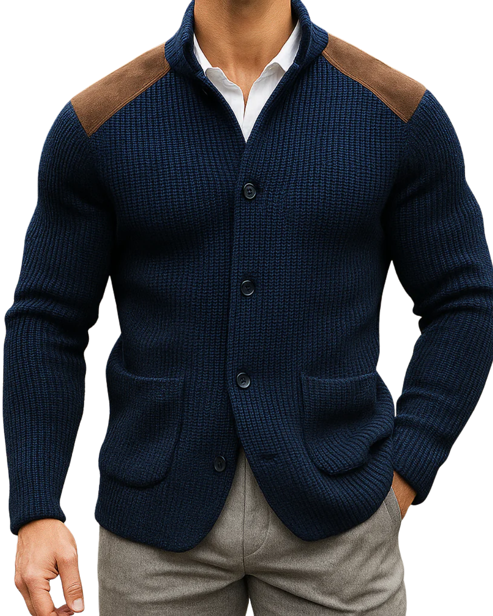 Elegante blazer de punto
