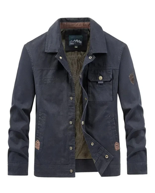 Elegante chaqueta cortavientos