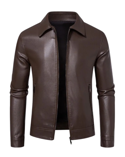 Casual Business Chaqueta de cuero