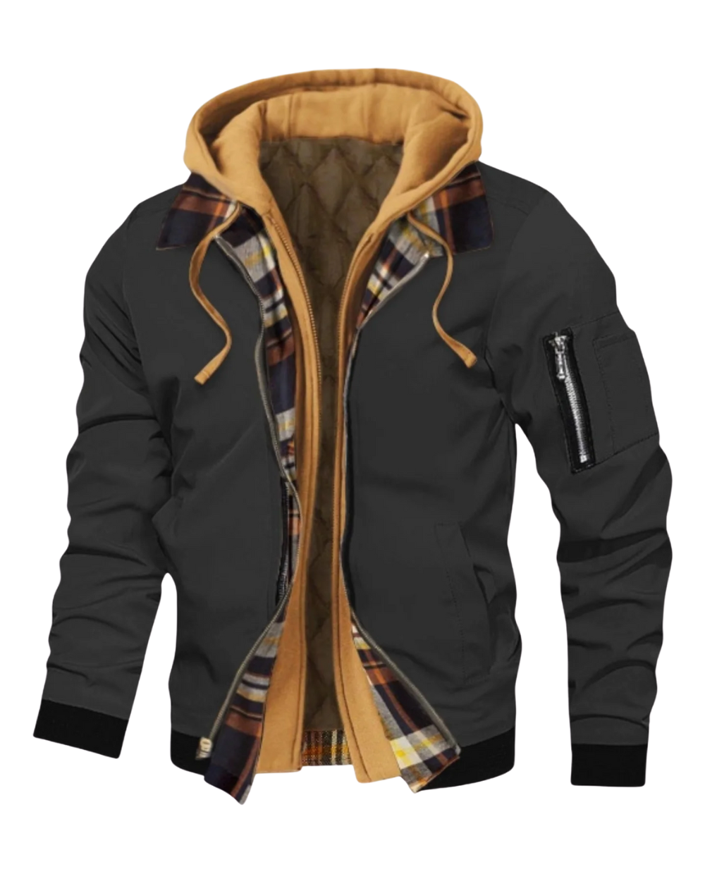 Chaqueta informal con capucha