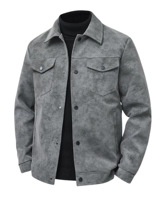 Chaqueta de ante premium