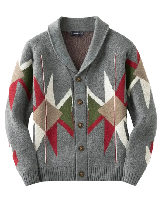 Chaqueta de lana jacquard