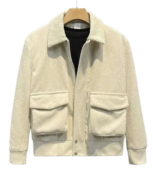 Elegante chaqueta de pana