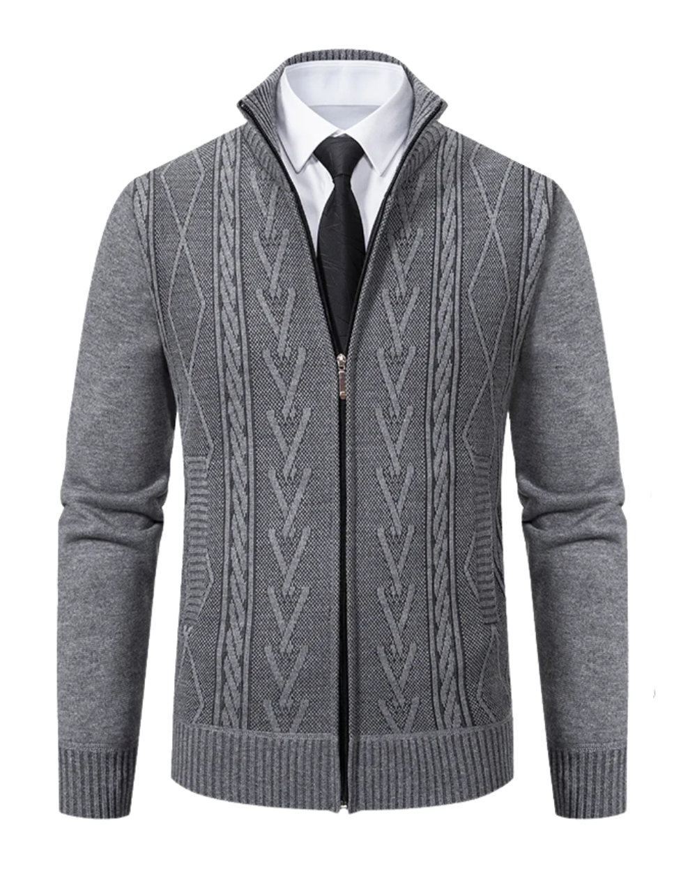 Elegante cárdigan de negocios
