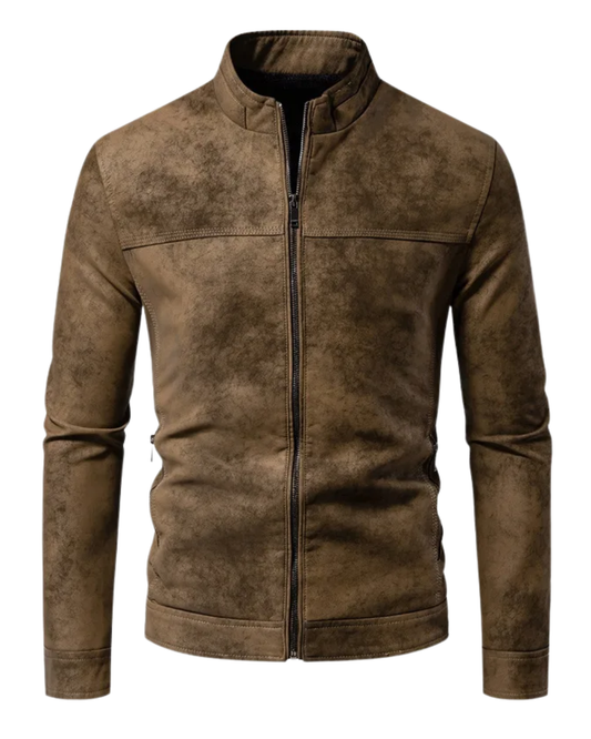 Chaqueta de piel gruesa