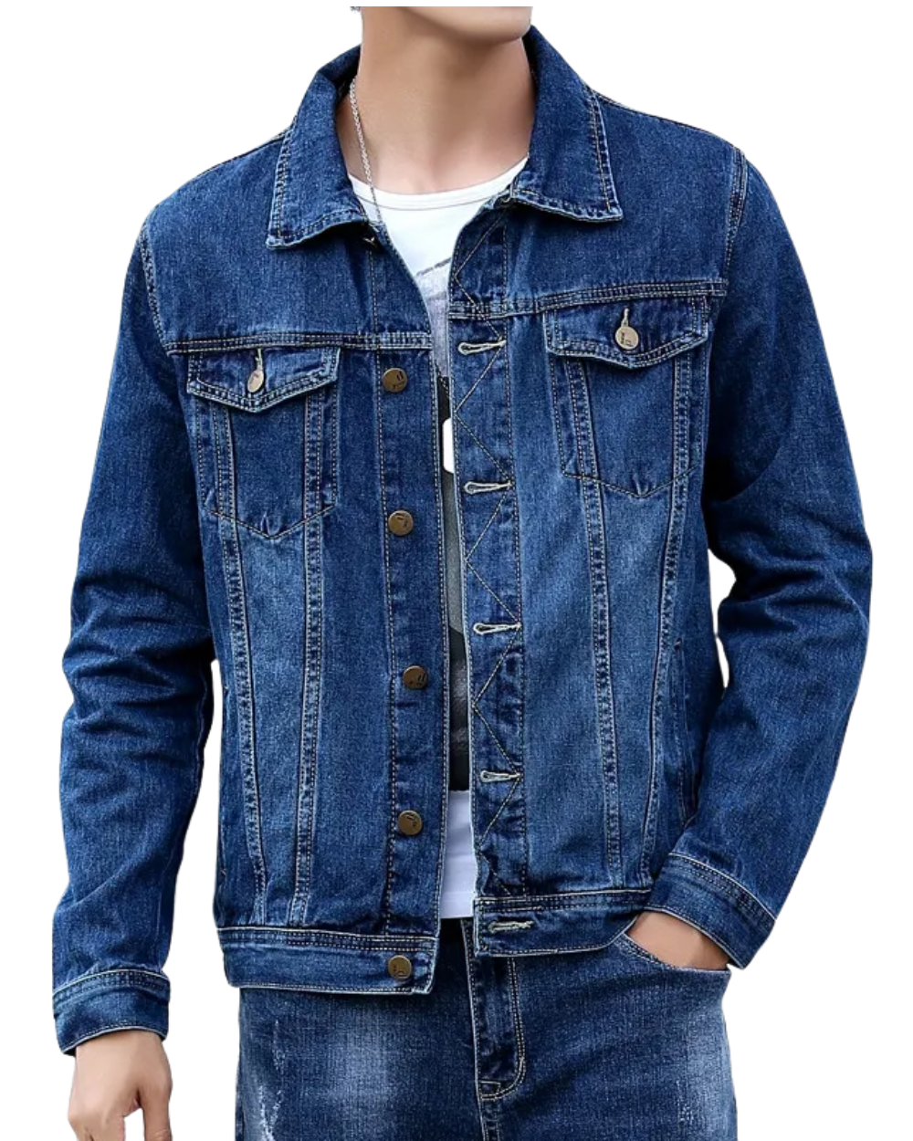 Elegante chaqueta vaquera