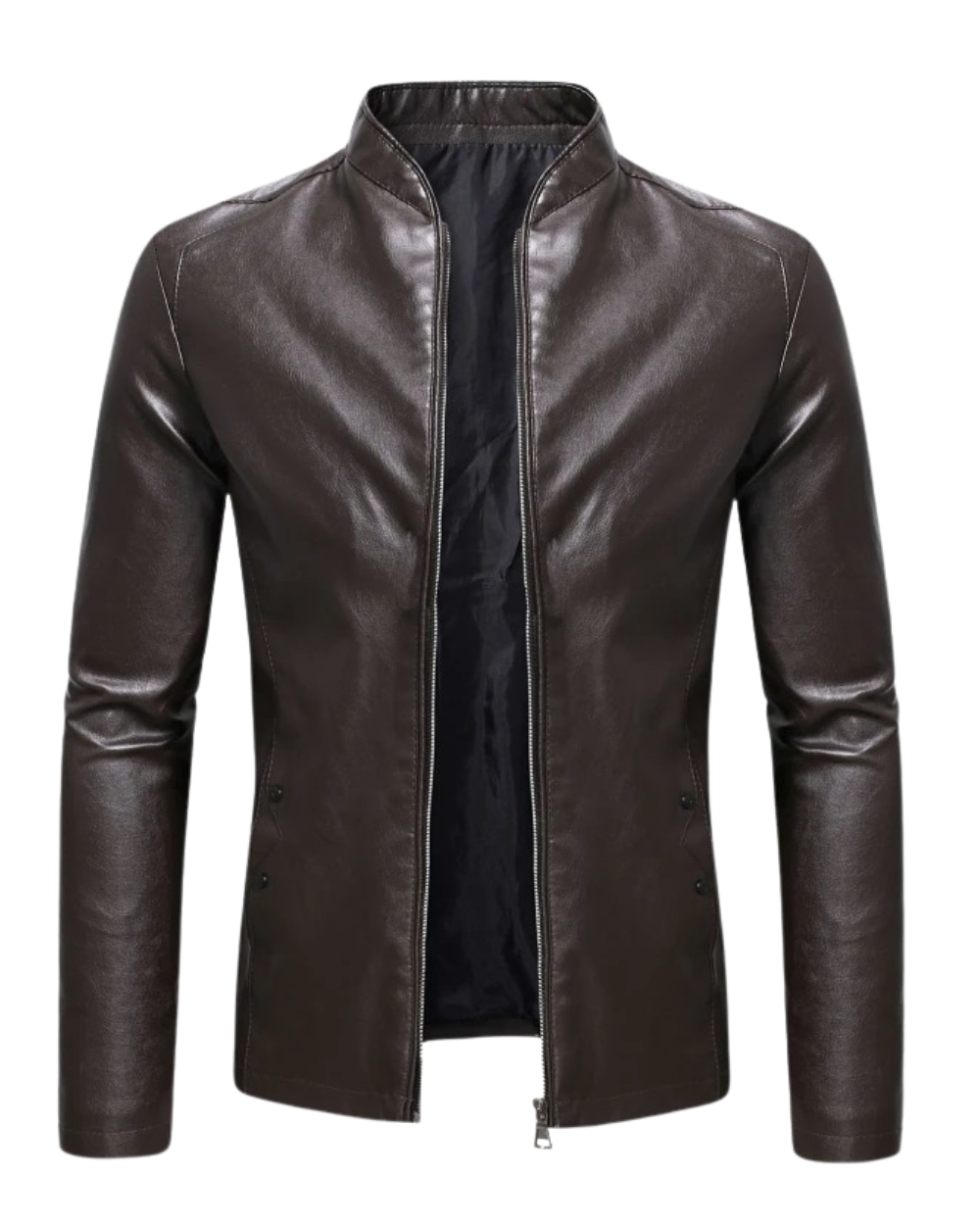 Chaqueta de cuero clásica