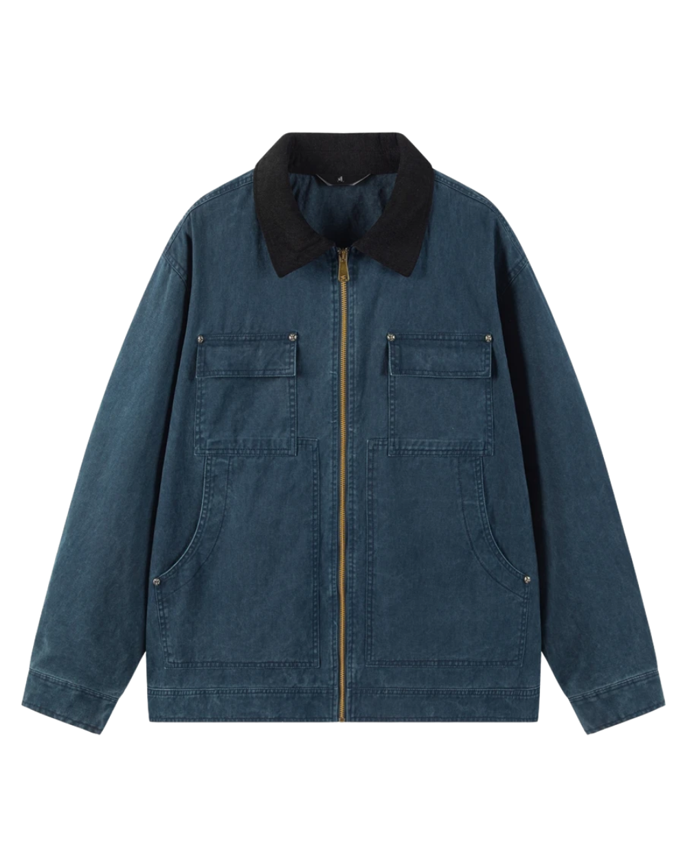 Elegante chaqueta vaquera de algodón