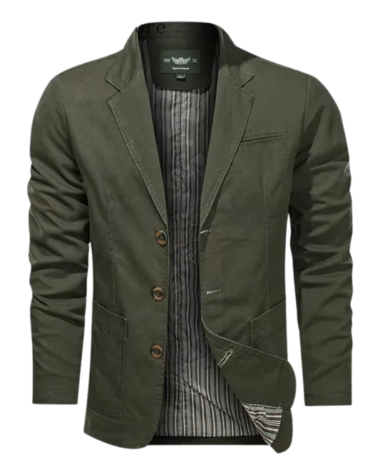 Blazer de algodón chic