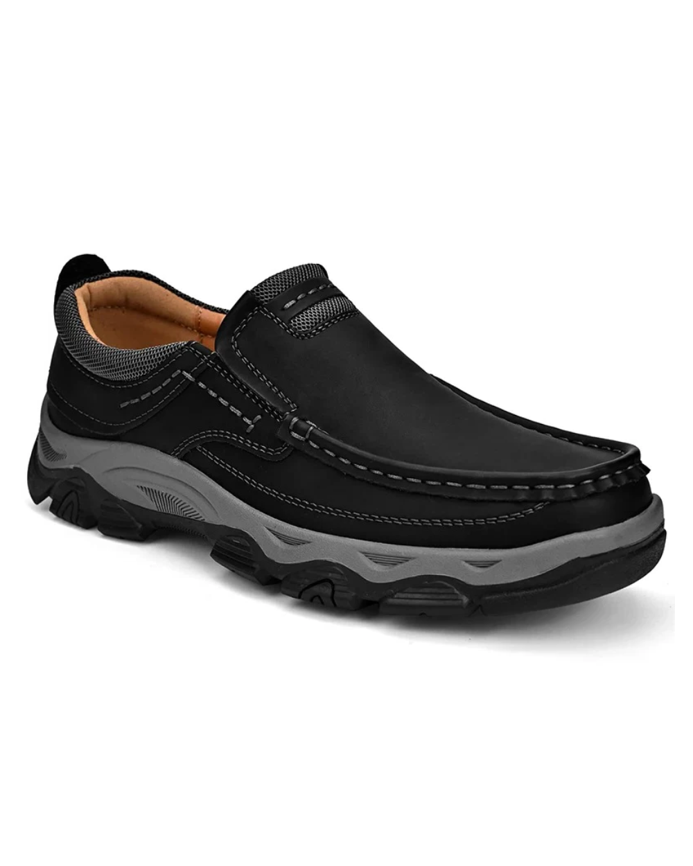 Elegantes zapatos de piel sin cordones