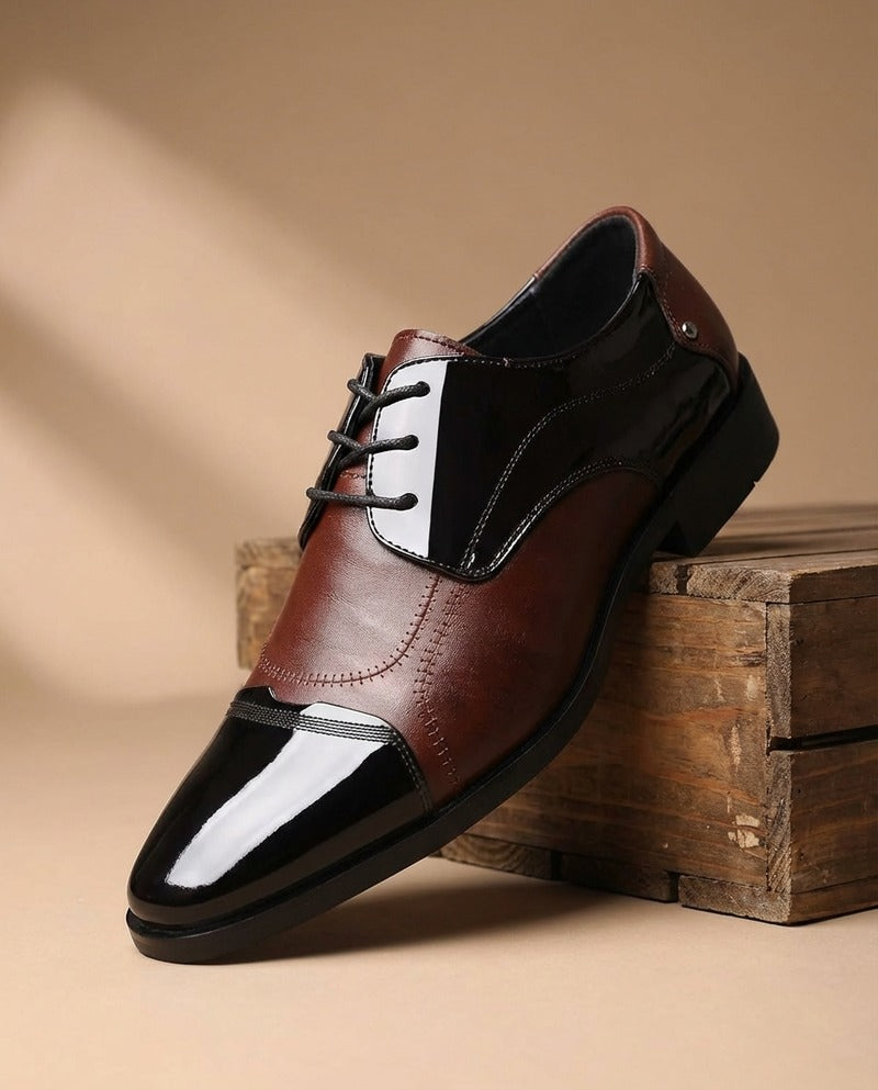 Zapatos Oxford de cuero elegantes