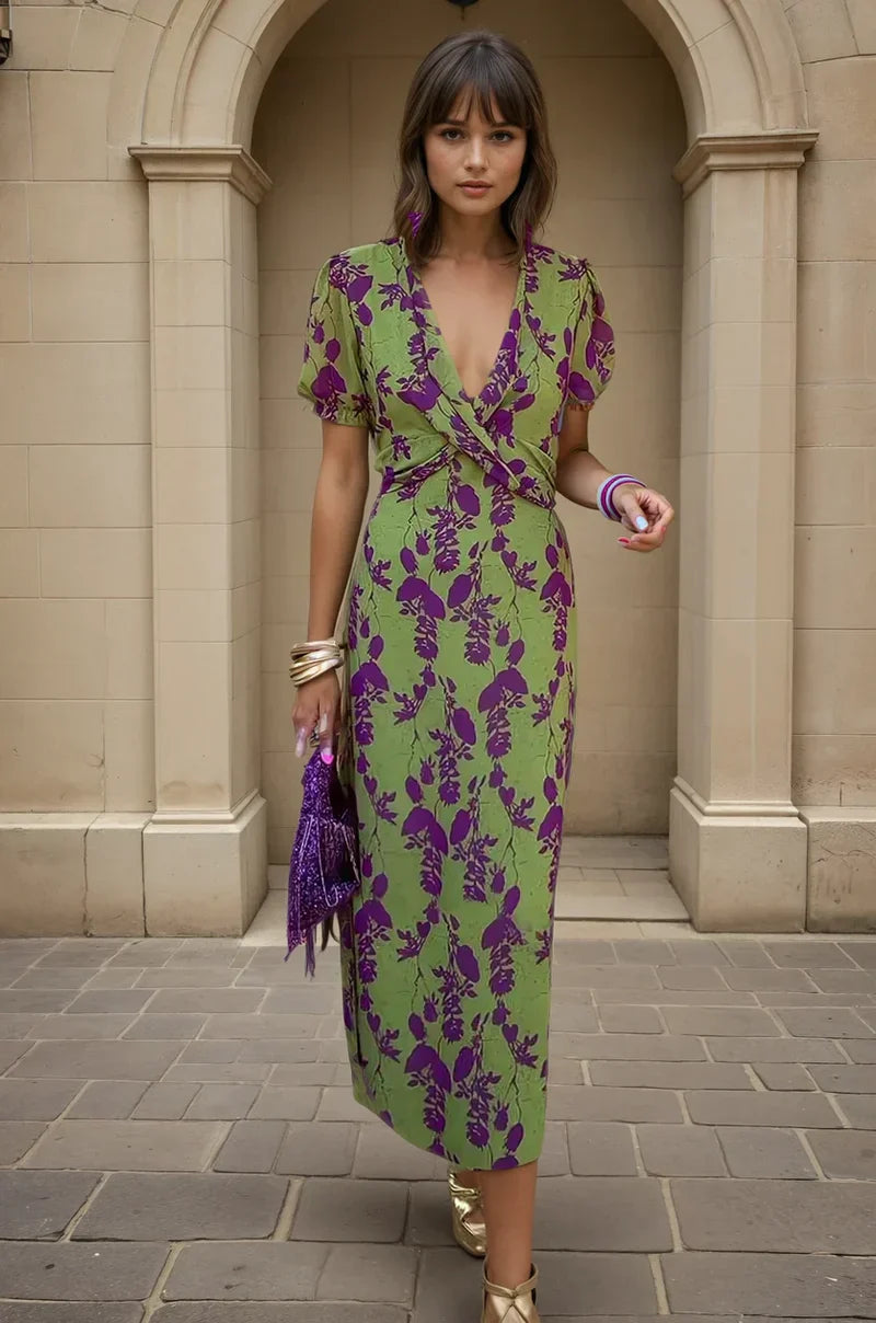 Vestido floral elegante
