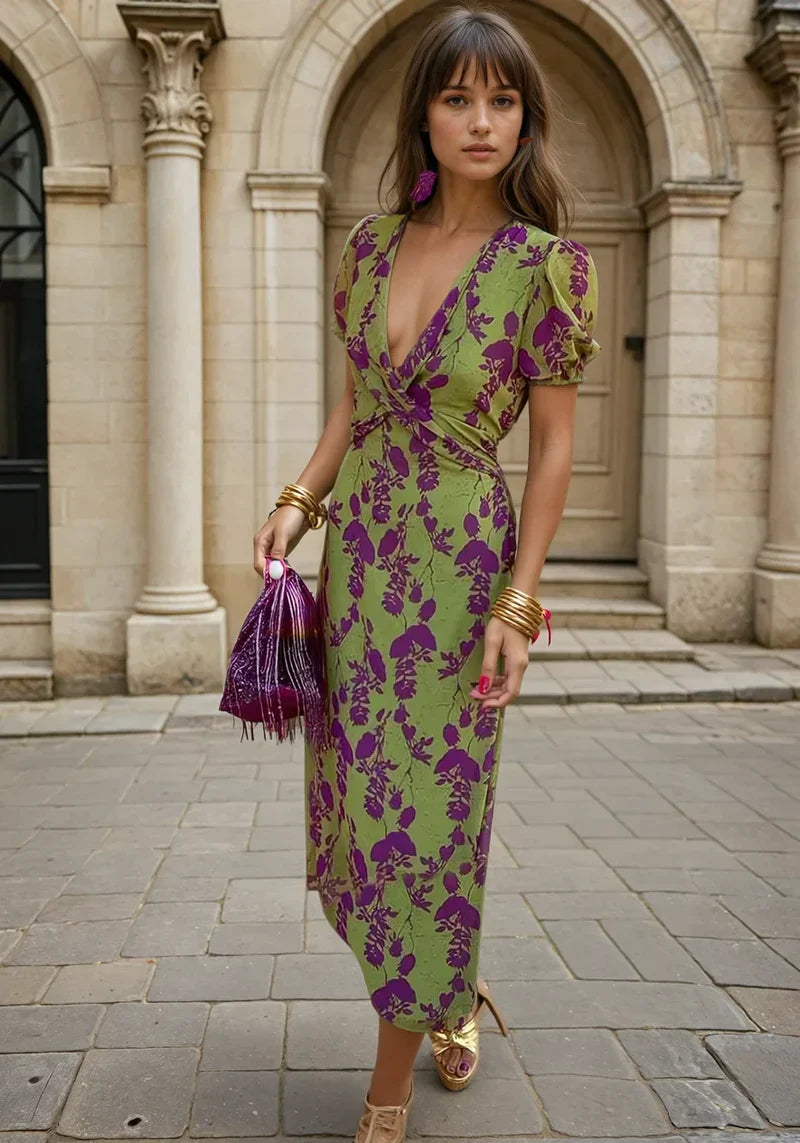 Vestido floral elegante