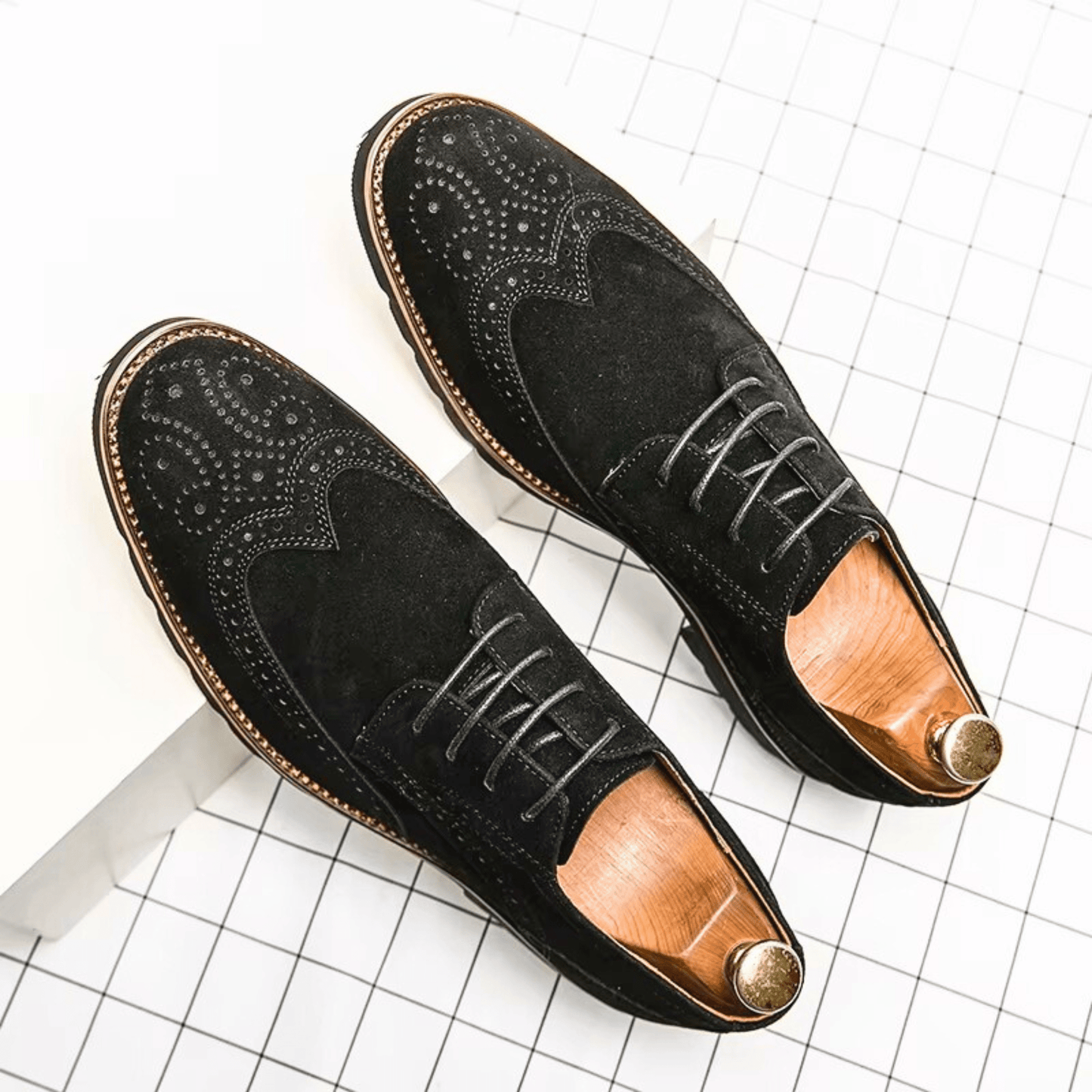 Zapatos Oxford de ante