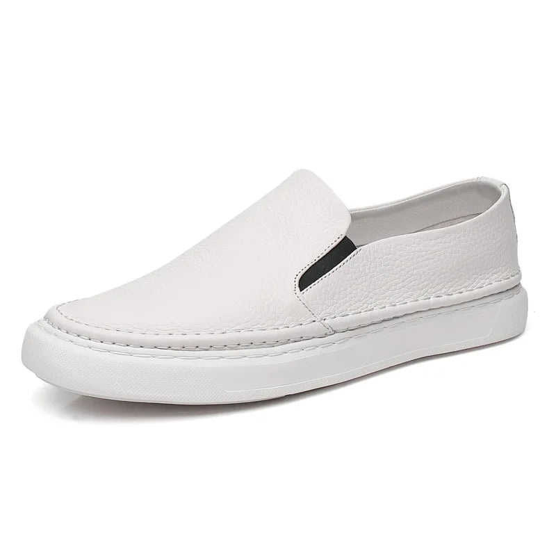 Elegantes zapatos de piel sin cordones