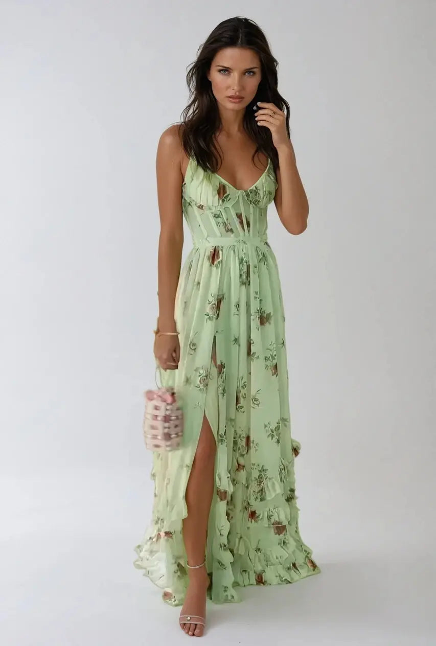 Vestido romántico floral