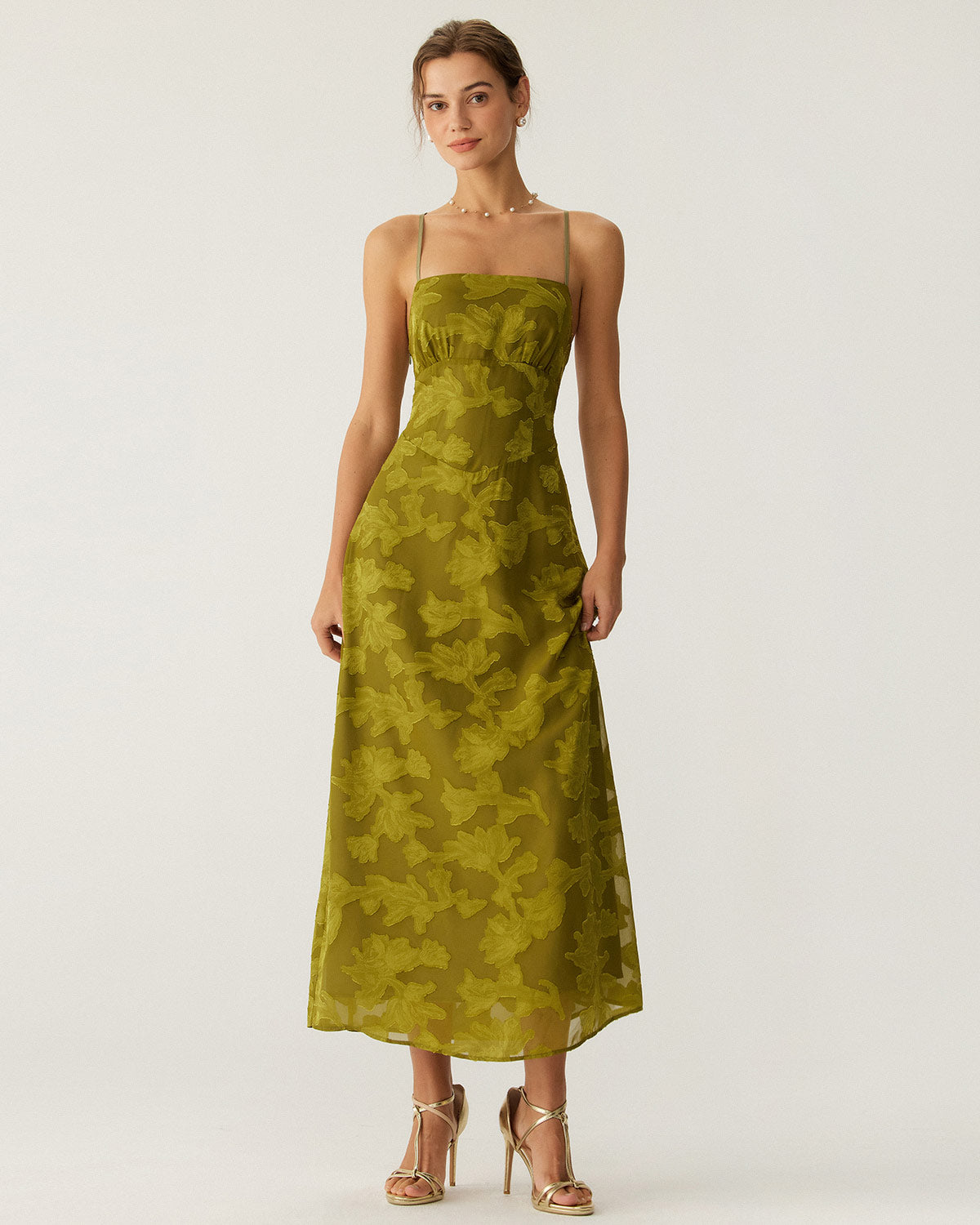 Vestido maxi floral