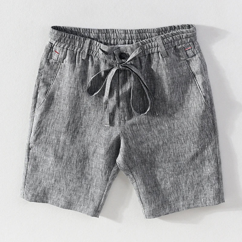 Pantalones cortos de lino de alta calidad
